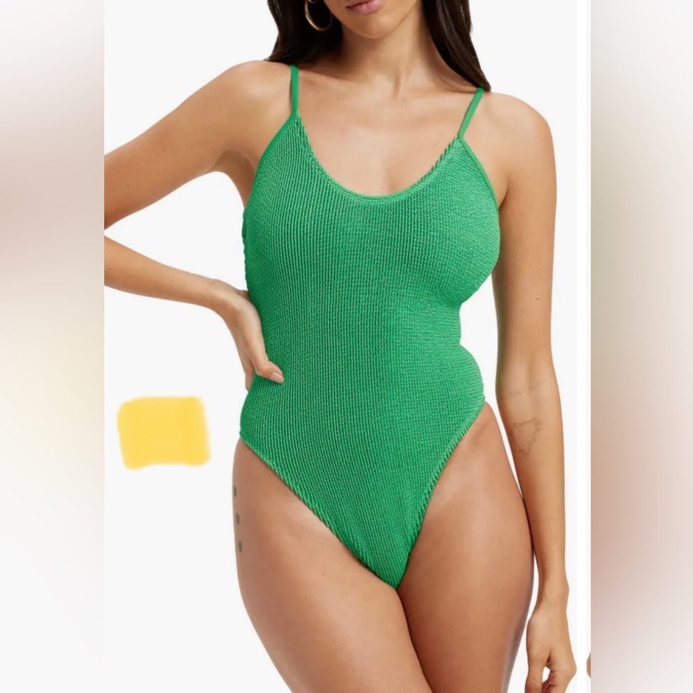 NWT Good American Green Swim Suit